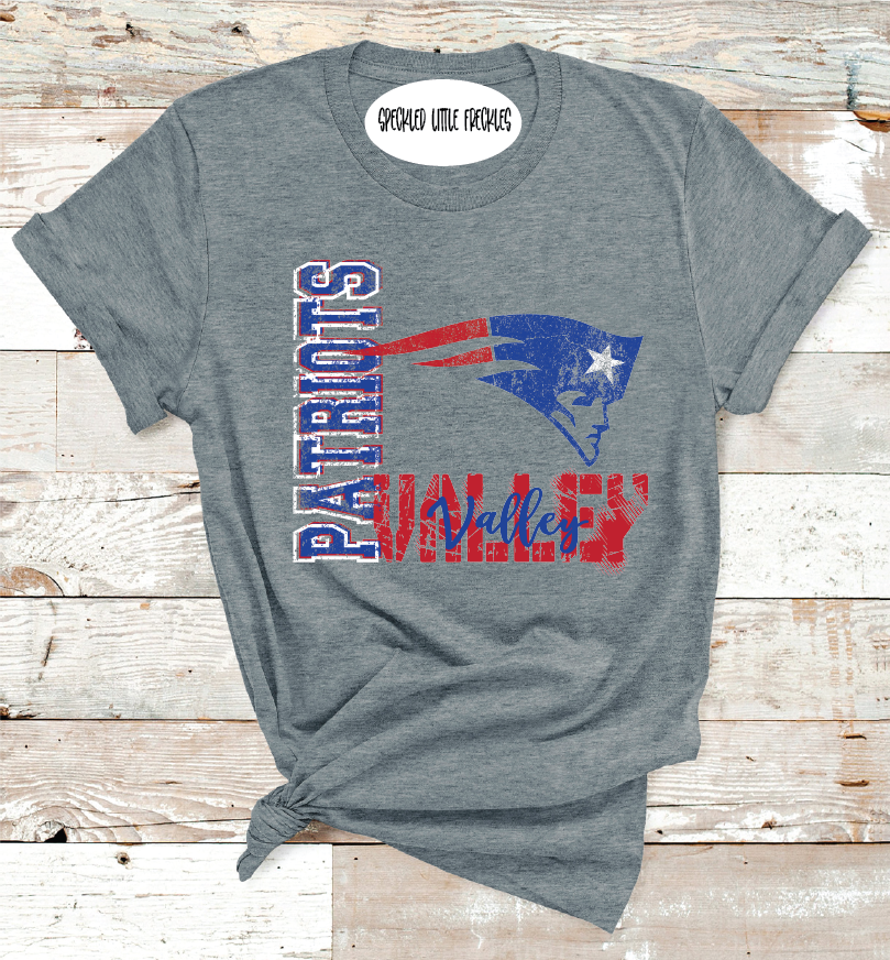 2025 VALLEY PATRIOTS VINTAGE   (DARK GRAY)