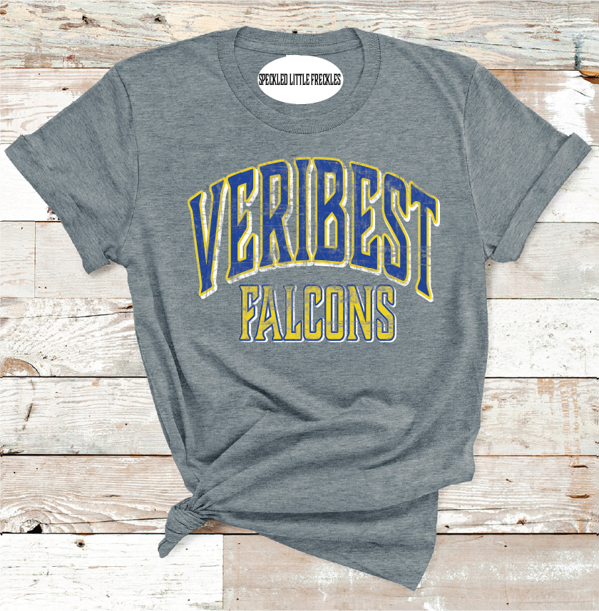 2025 VERIBEST FALCONS SCHOOL COLORS  (DARK GRAY)
