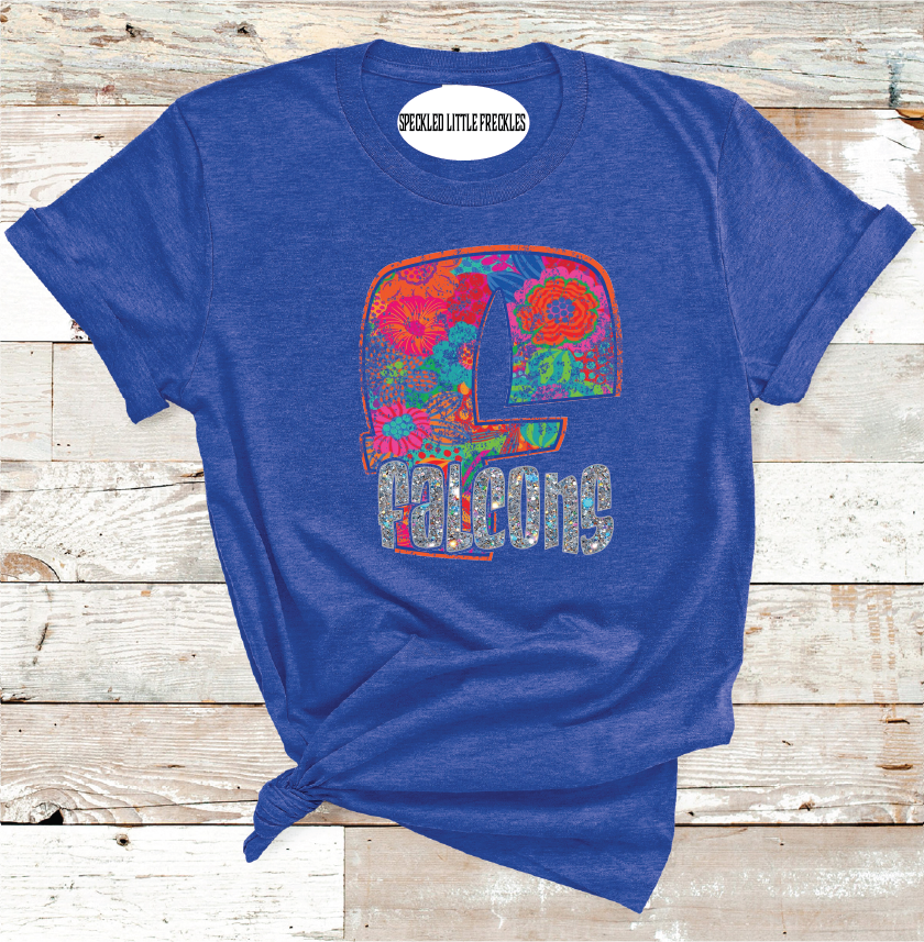 2025 VERIBEST FLORAL LETTER  (HEATHER BLUE)