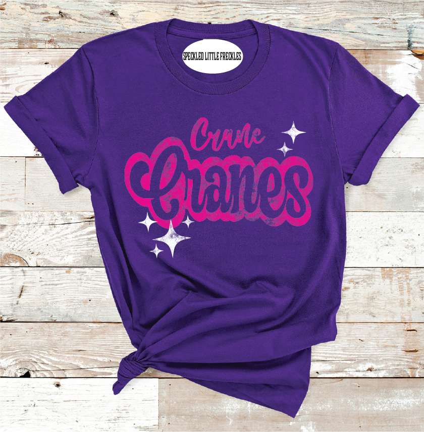 2024 CRANE PINK WORDING  (HEATHR PURPLE)