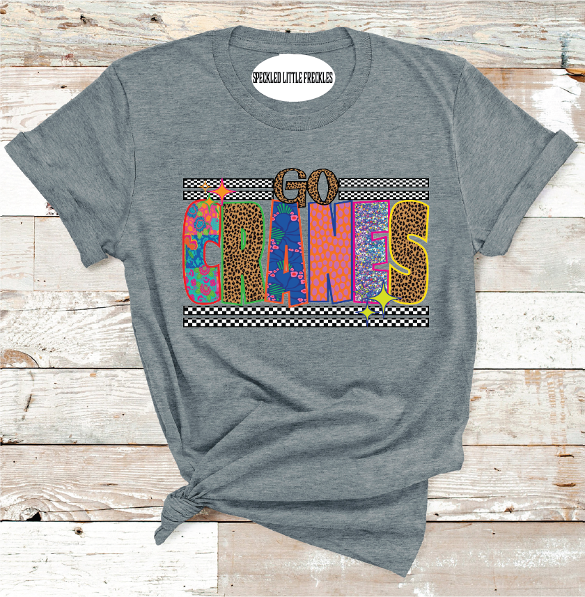 2025 CRANE GO GROOVY CRANES  (DARK GRAY)