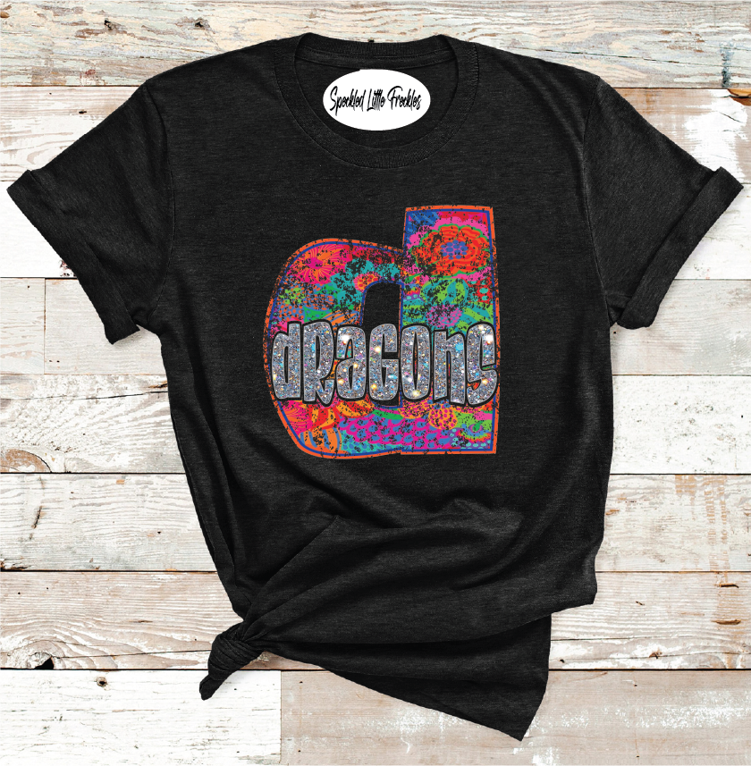 2025 DAWSON FLORAL LETTER  (HEATHER BLACK)