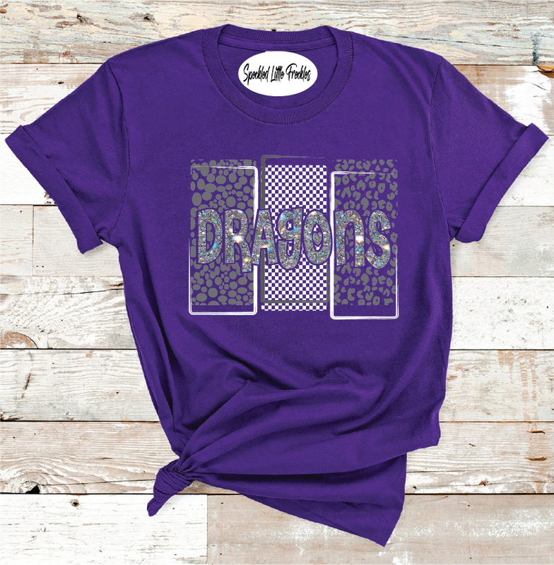 2025 DAWSON DRAGONS SQUARED  (HEATHER PURPLE)