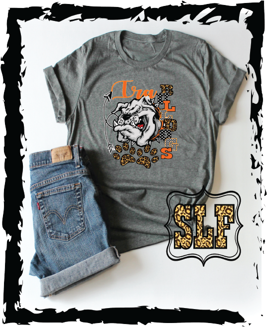kids Ira bulldogs 2018 (d grey tee)