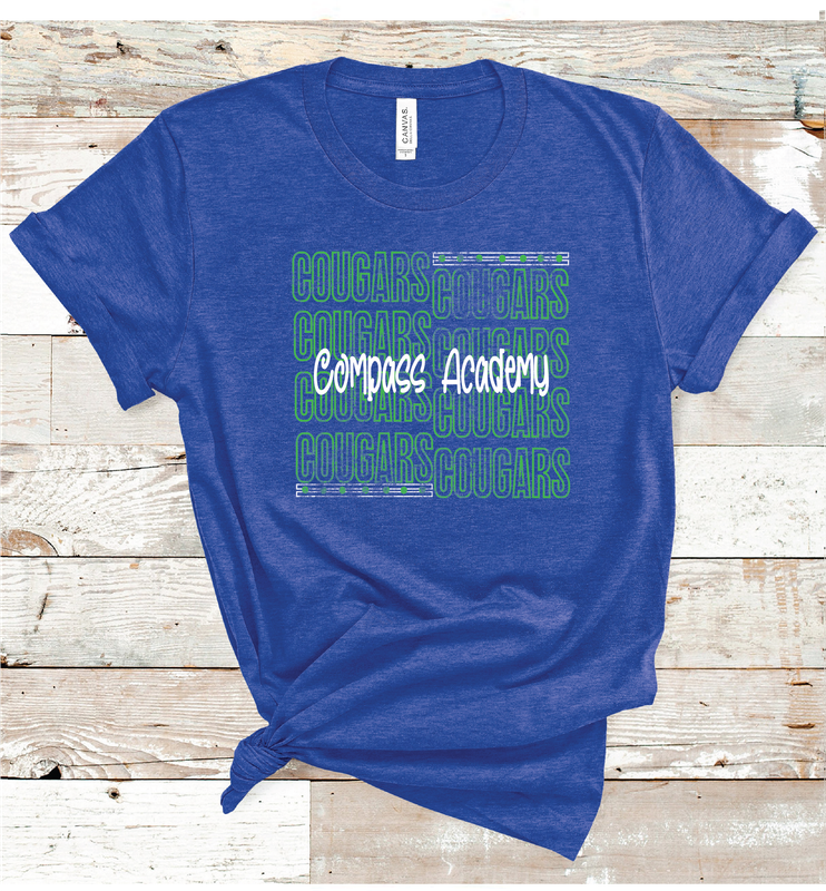 2024 COMPASS COUGARS OUTLINE (HEATHER BLUE)