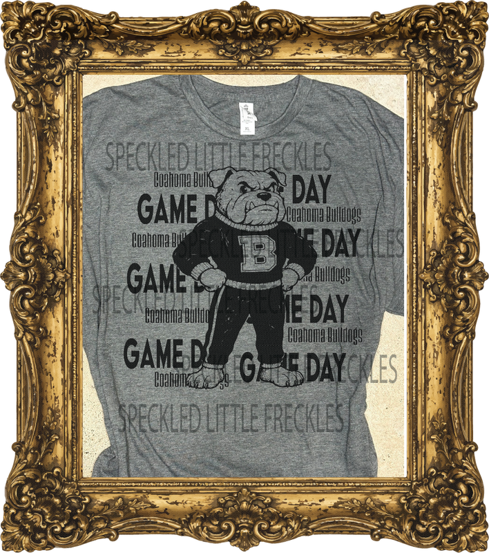 2026 COAHOMA BLACK MASCOT GAME DAY (DARK GRAY)