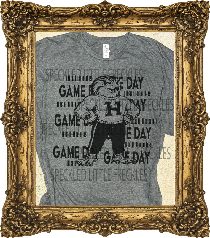 2026  WALL BLACK MASCOT GAME DAY (DARK GRAY)