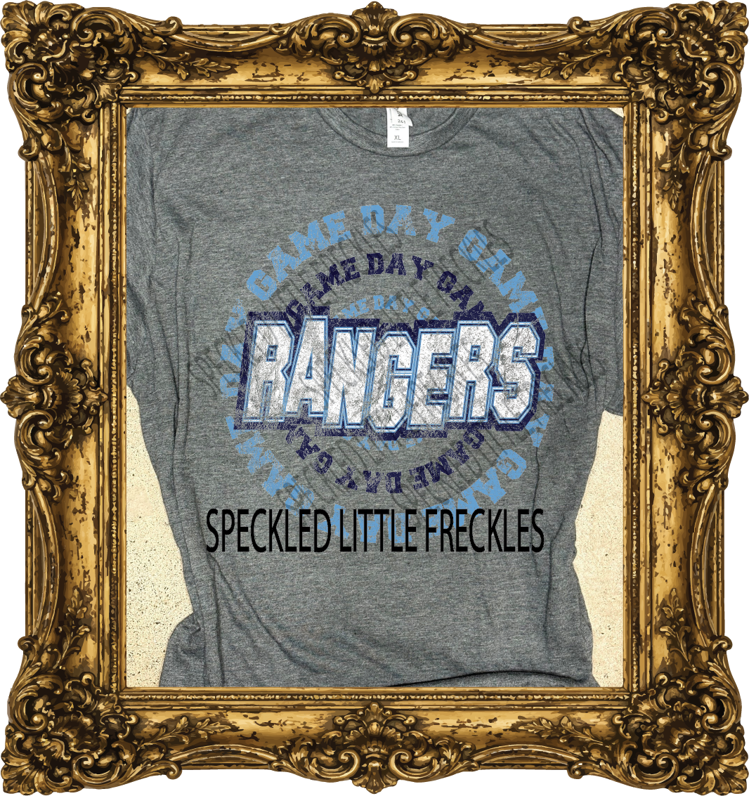 2026  GREENWOOD RANGERS GAME DAY CIRCLE (DARK GRAY)