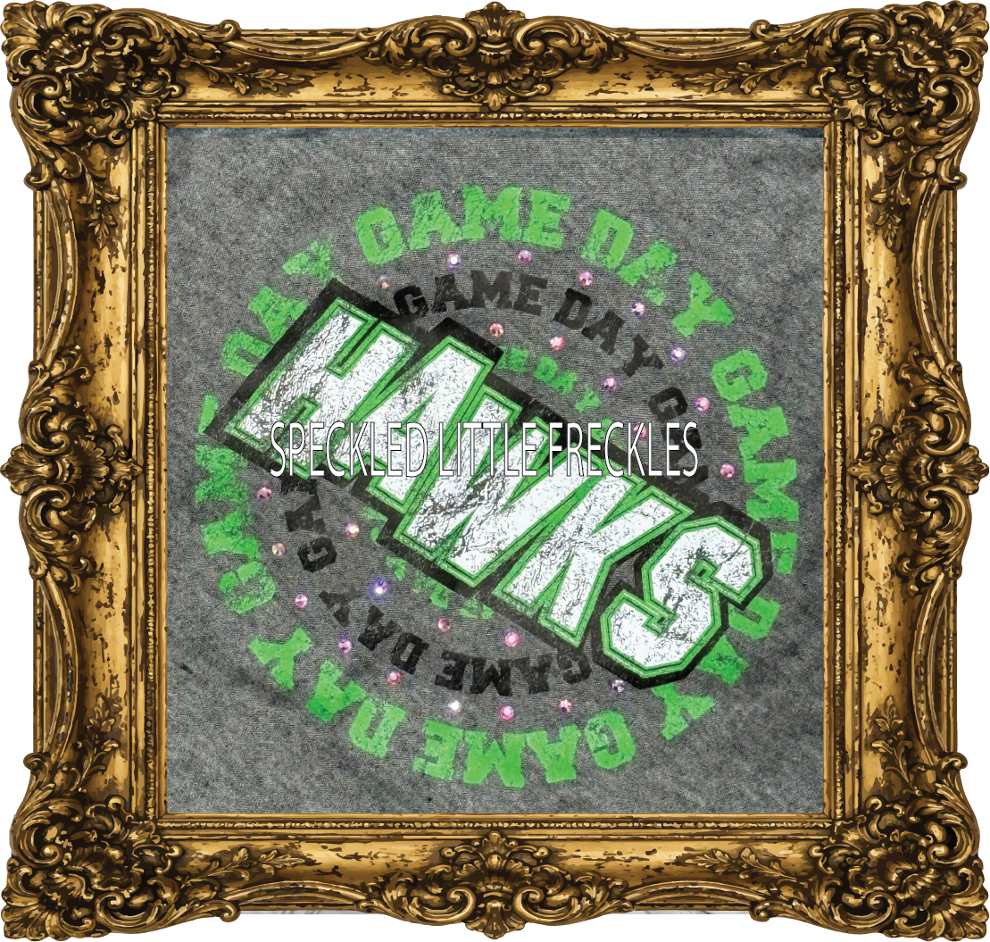 2026  WALL HAWKS GAME DAY CIRCLE (DARK GRAY)