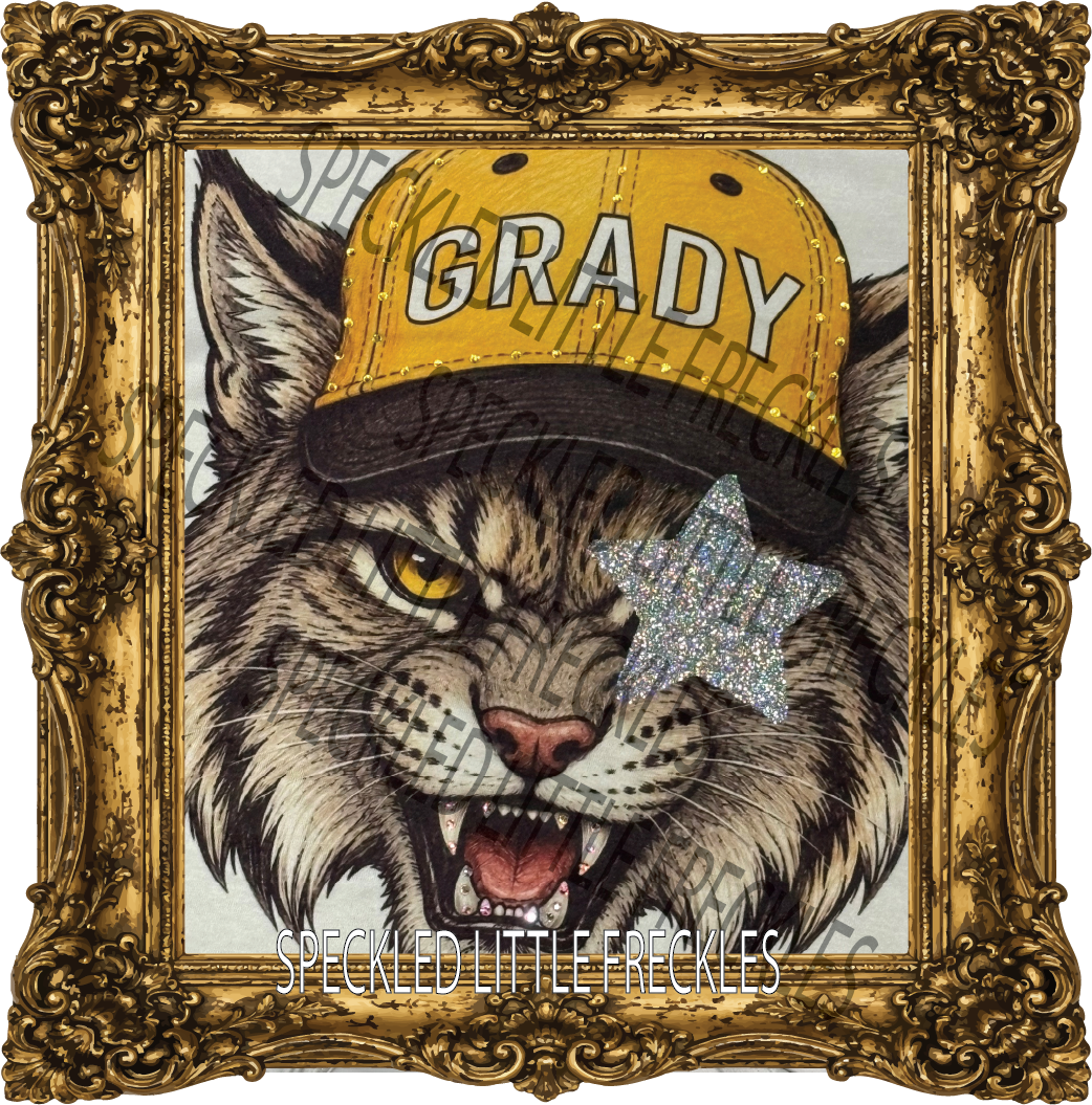 2026 GRADY MASCOT WITH BASEBALL CAP (SILVER)