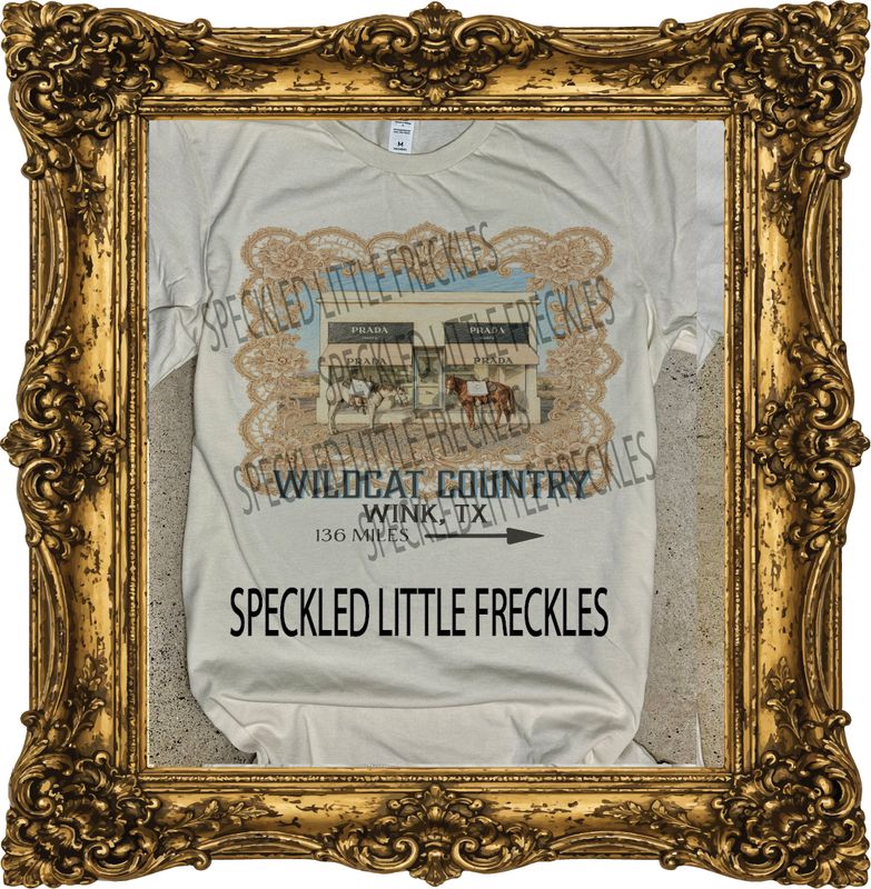 2026 WINK WILDCATS MASCOT COUNTRY (CREAM)