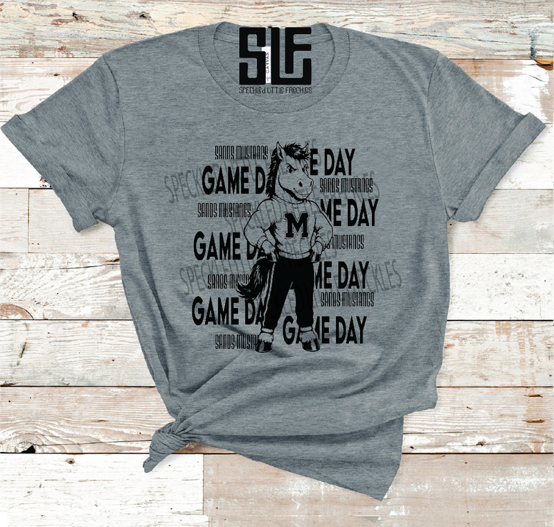 2026 SANDS BLACK MASCOT GAME DAY (DARK GRAY)