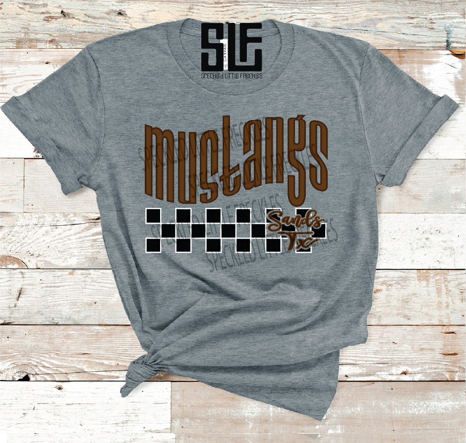 2026 SANDS CHECKERED MASCOT (DARK GRAY)