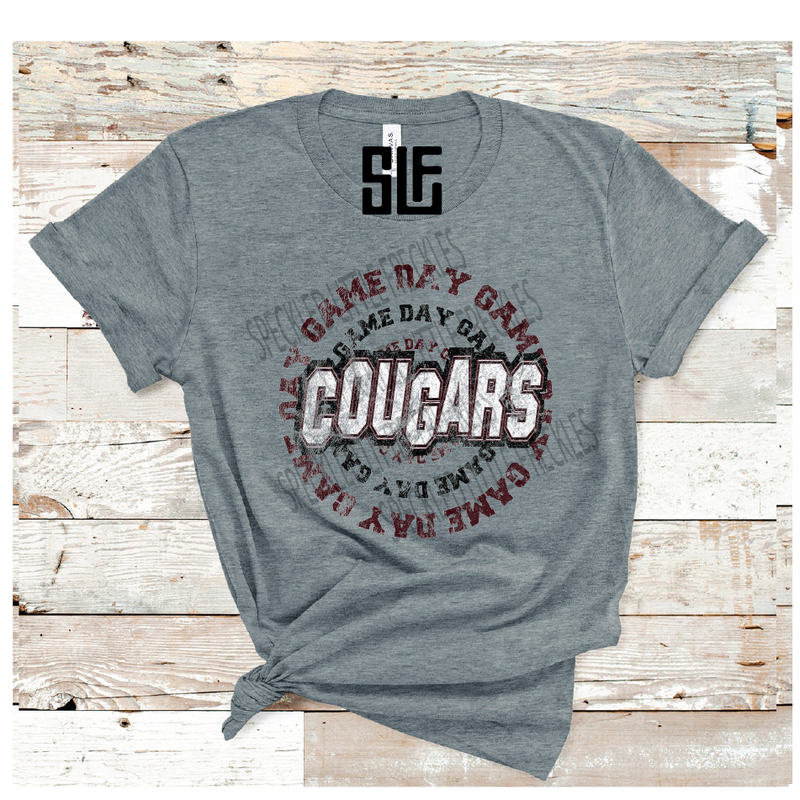2026  KLONDIKE COUGARS GAME DAY CIRCLE (DARK GRAY)