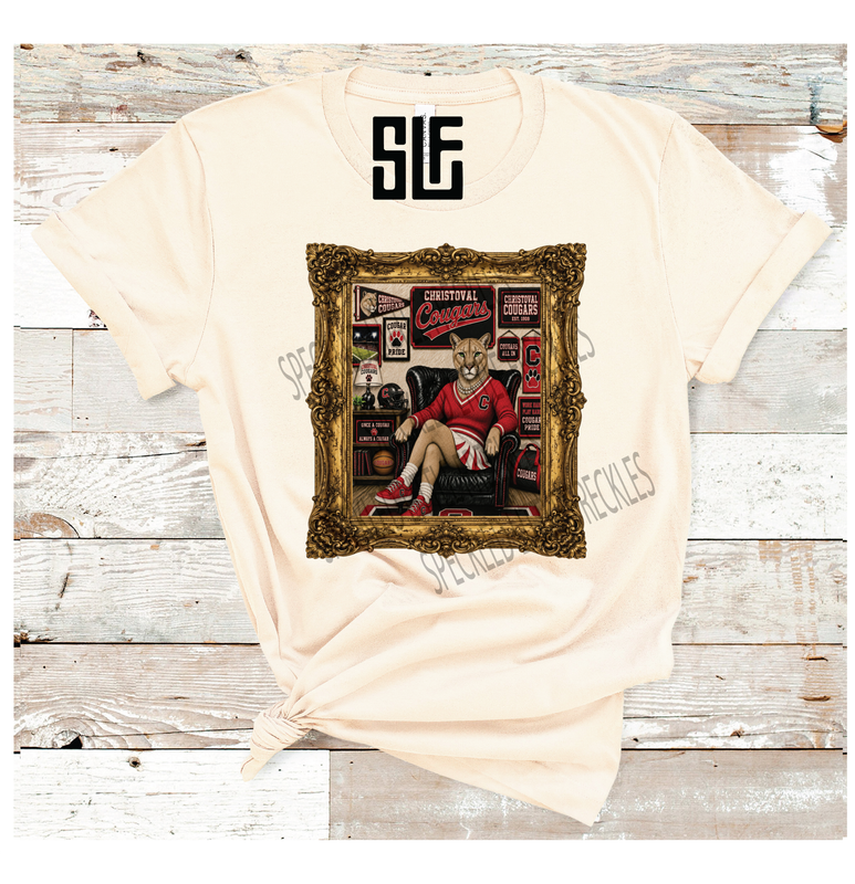 2026 CHRISTOVAL COUGARS SPIRIT LODGE (CREAM)