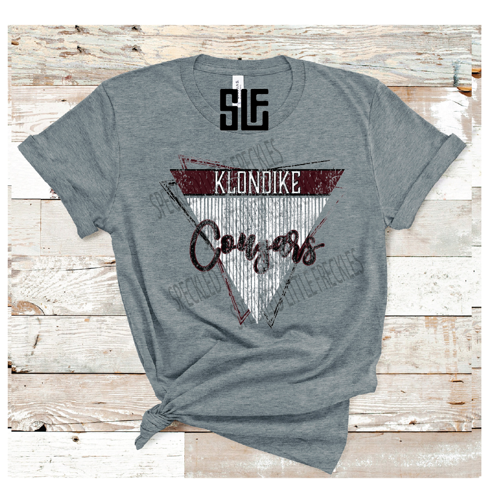 2026 KLONDIKE COUGARS TRIPLE TRIANGLE (DARK GRAY)