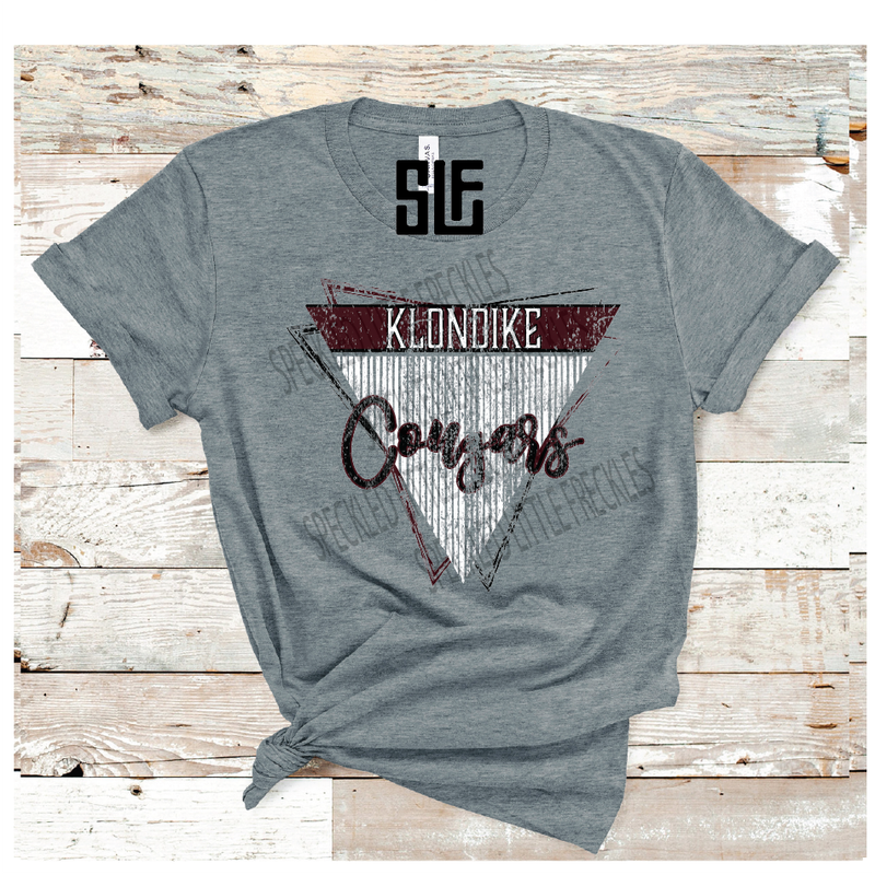 2026 KLONDIKE COUGARS TRIPLE TRIANGLE (DARK GRAY)