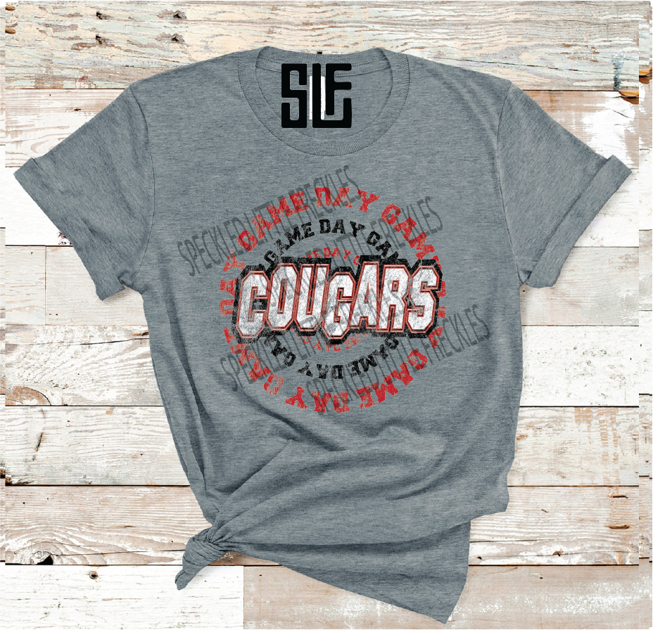 2026  CHRISTOVAL COUGARS GAME DAY CIRCLE (DARK GRAY)
