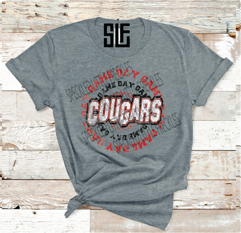 2026  CHRISTOVAL COUGARS GAME DAY CIRCLE (DARK GRAY)