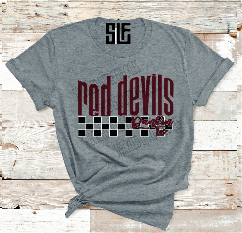 2026 RANKIN CHECKERED MASCOT (DARK GRAY)