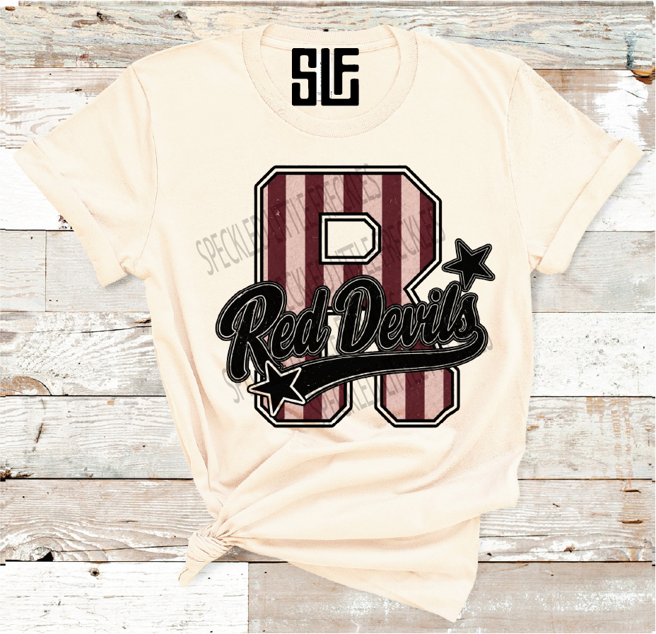 2026 RANKIN STRIPE LETTER MASCOT (CREAM)
