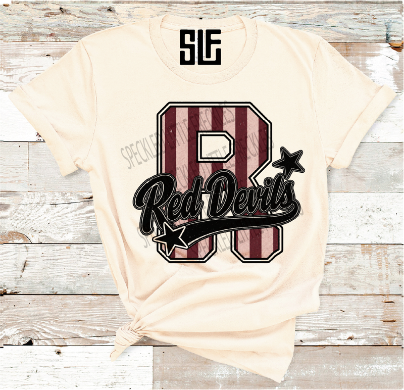 2026 RANKIN STRIPE LETTER MASCOT (CREAM)