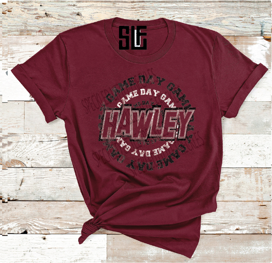 2026  HAWLEY GAME DAY CIRCLE (MAROON)