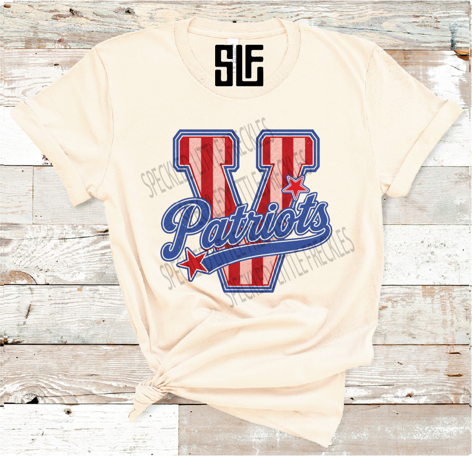 2026 VALLEY STRIPE LETTER MASCOT (CREAM)