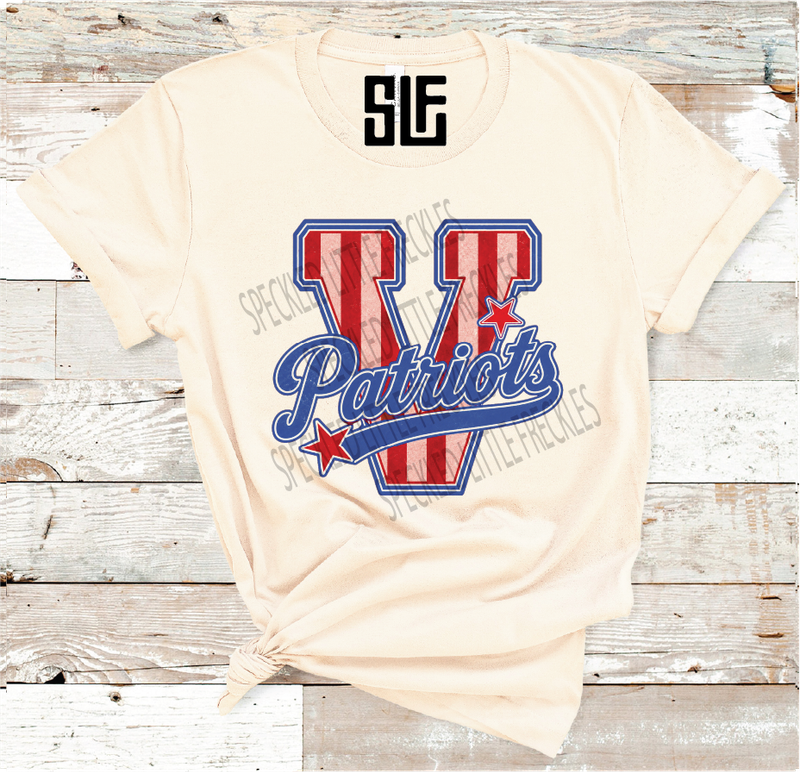 2026 VALLEY STRIPE LETTER MASCOT (CREAM)