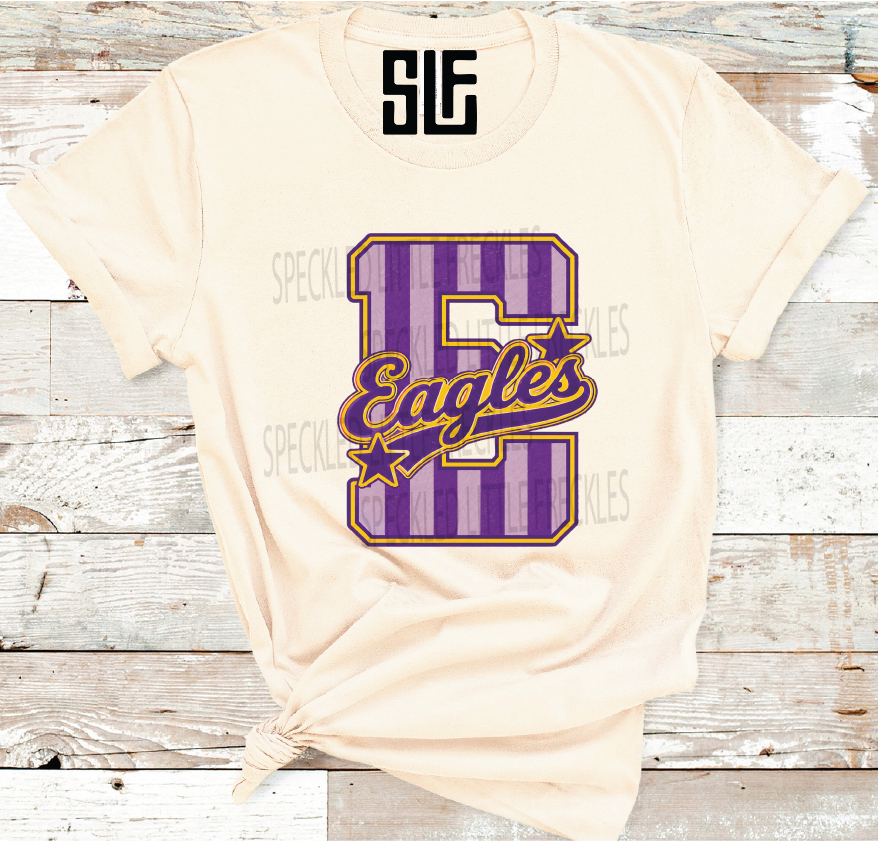 2026 PECOS STRIPE LETTER MASCOT (CREAM)