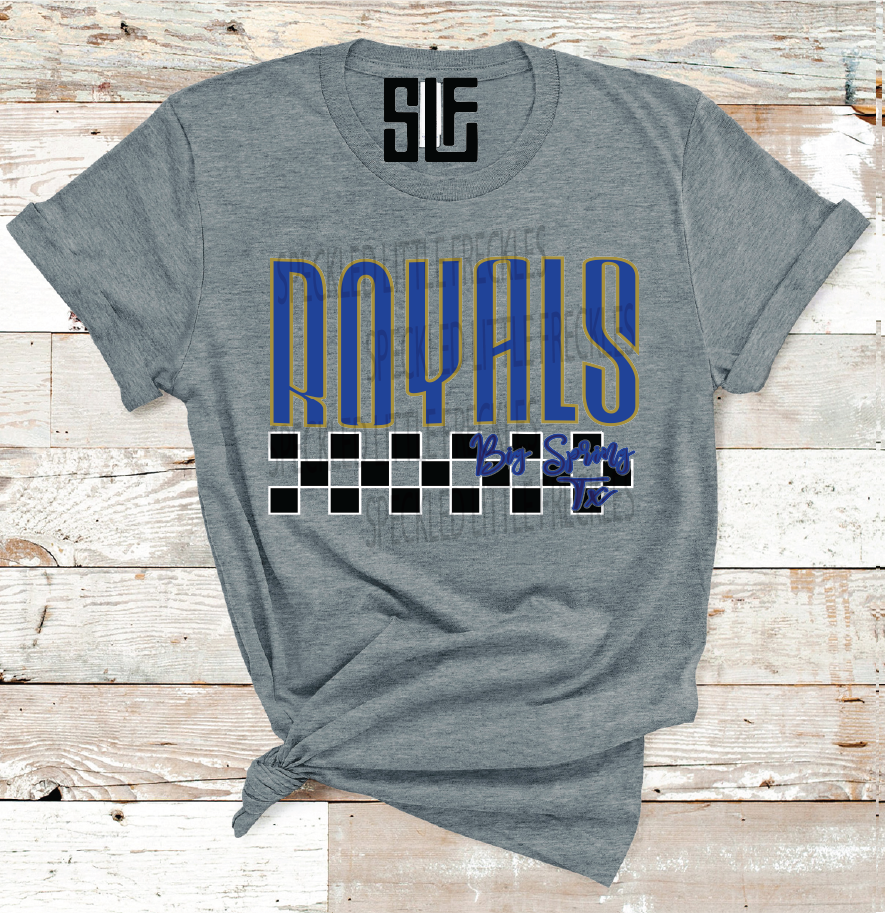 2026 RUNNELS CHECKERED MASCOT (DARK GRAY)