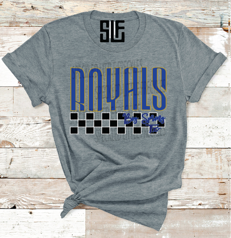 2026 RUNNELS CHECKERED MASCOT (DARK GRAY)