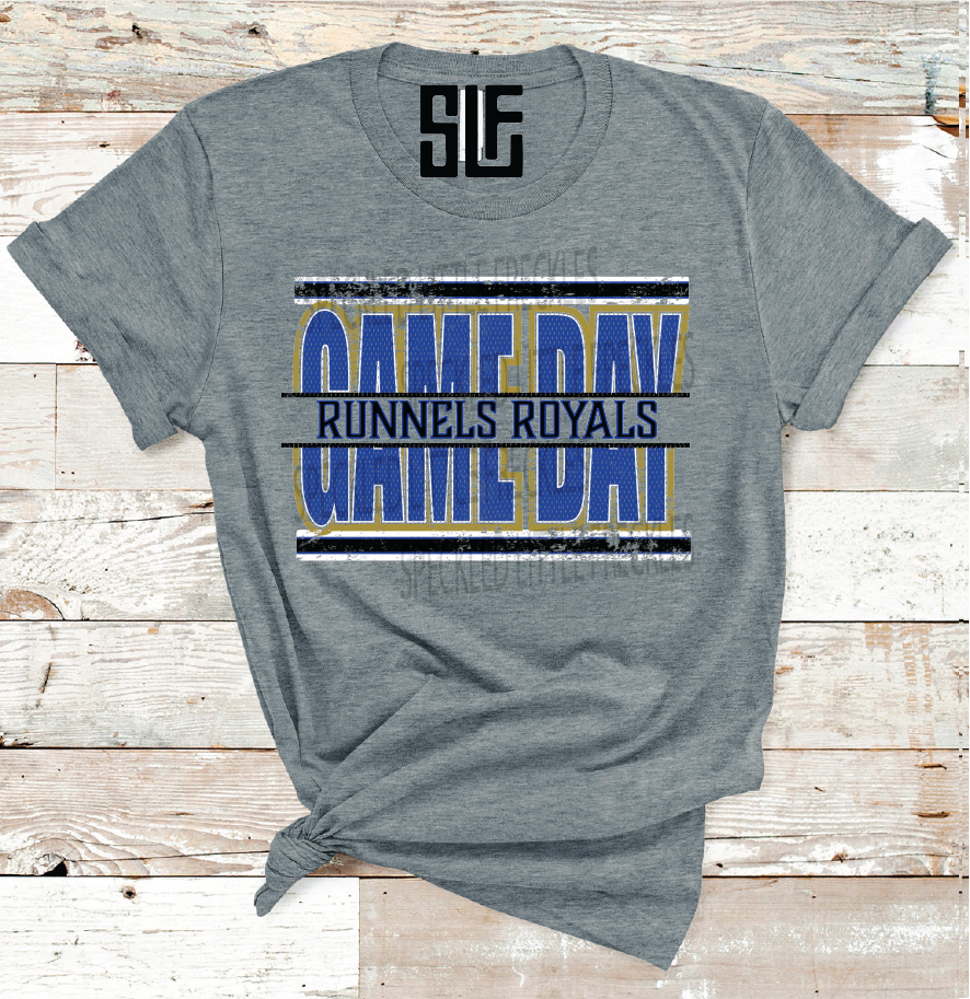 2026  RUNNELS ATHLETIC GAME DAY (DARK GRAY)
