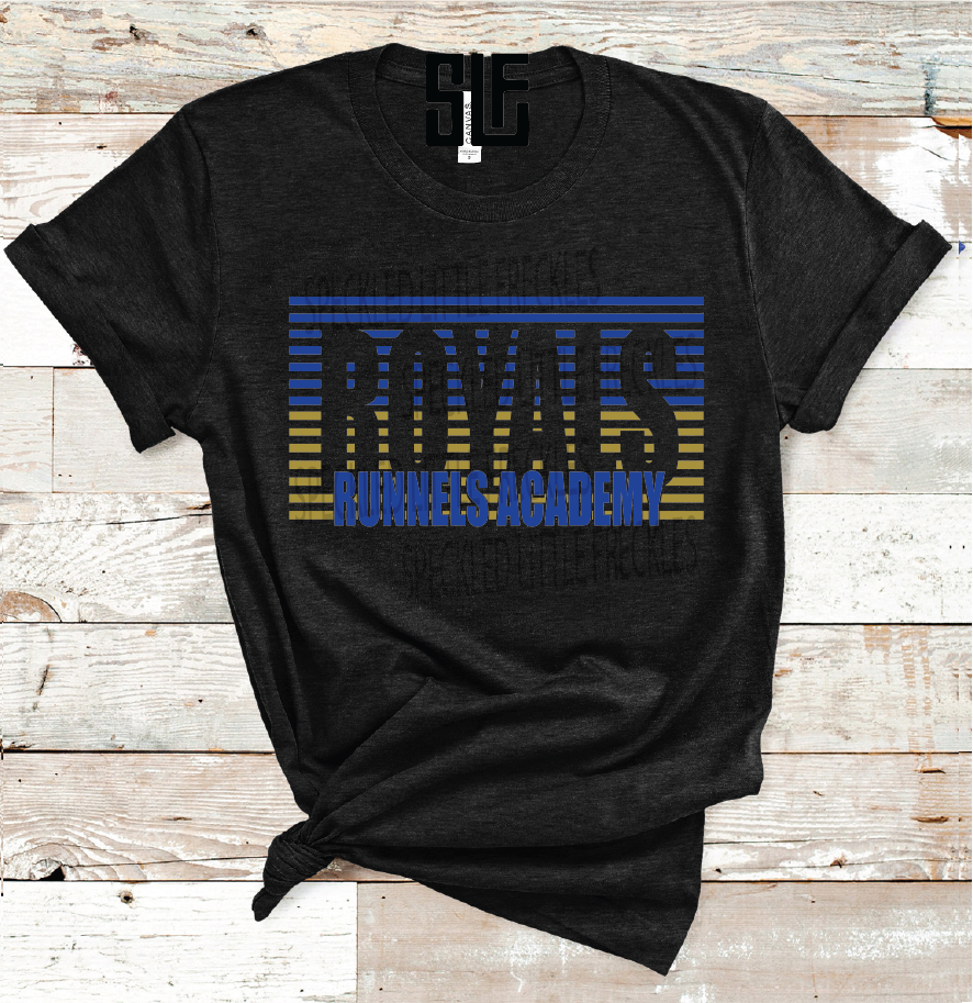 2026  RUNNELS STRIPE KNOCKOUT (HEATHER BLK)