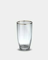 Gold Rim 8.3 x 8.3 x 15cm High Ball Glass
