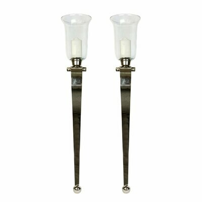 Large Curved Candle Sconces