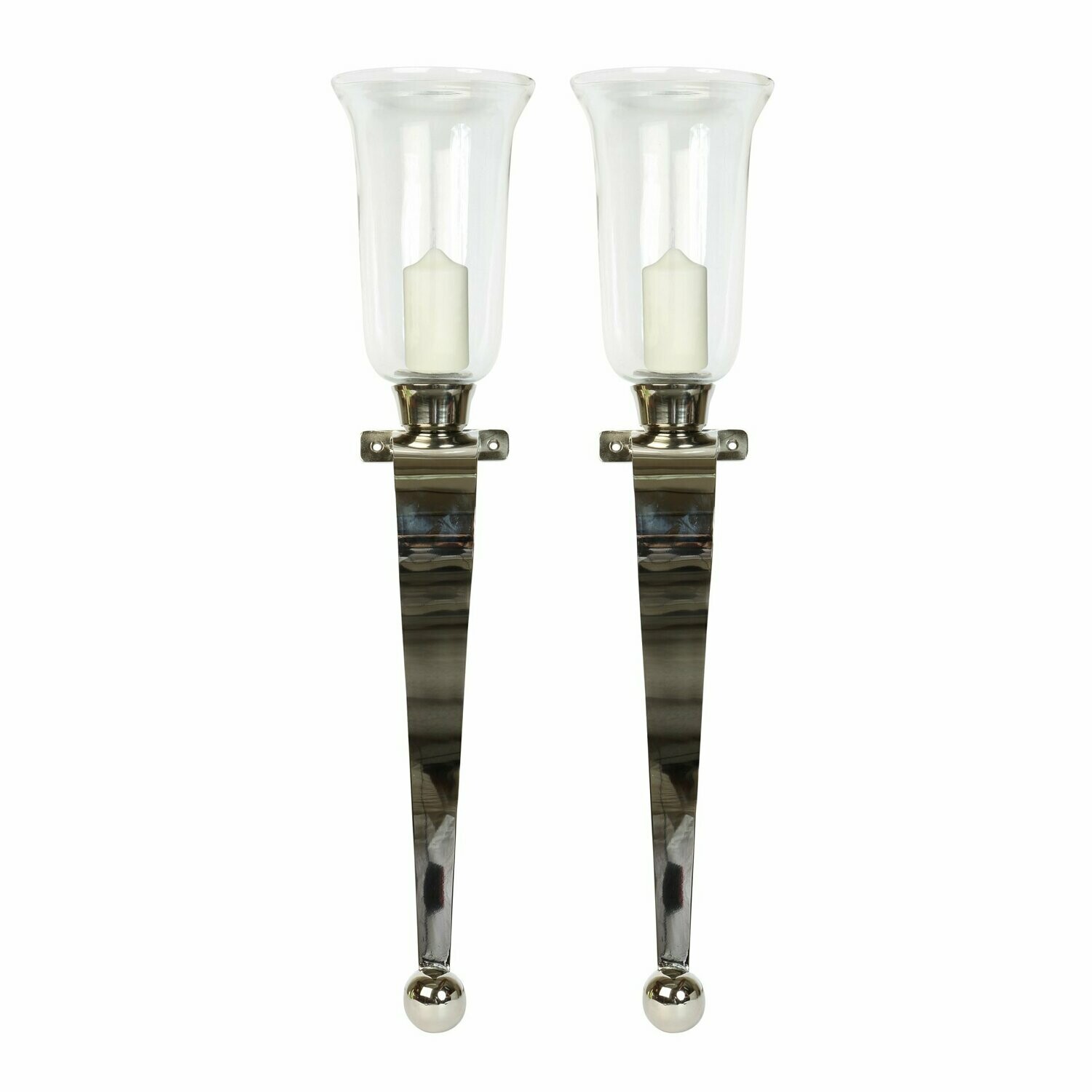 Small Curved Candle Sconces