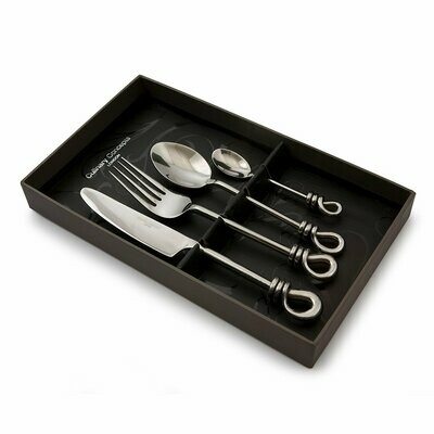 Polished Knot 4 Piece Place Setting (Boxed)