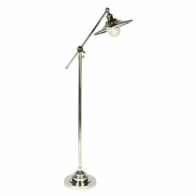 Adjustable Floor Lamp - Nickel Finish