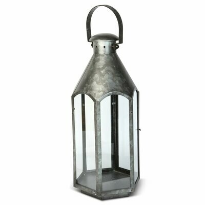 Belize Lantern Small - Galvanised Steel