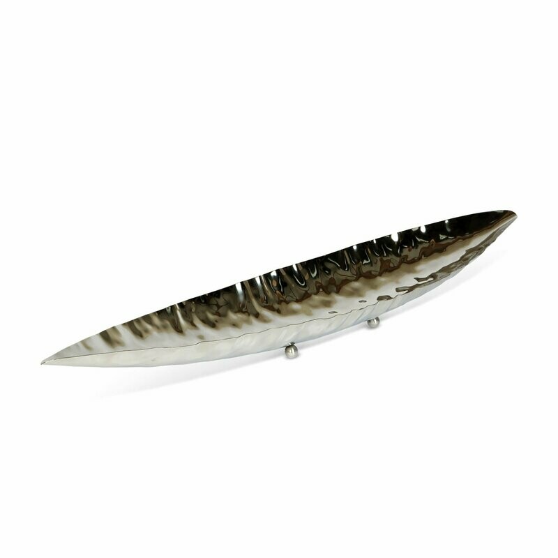 Large Hammered Boat Bowl