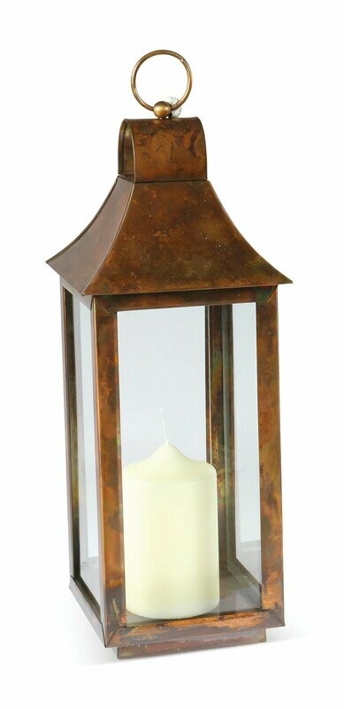 Small Tonto Lantern - Burnished Copper Finish