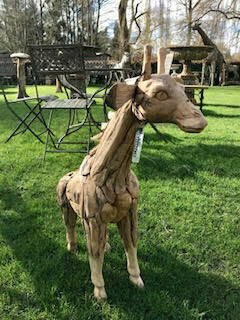 Tiny Teak Root Giraffe