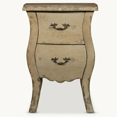 Distressed Provincial Bedside Table