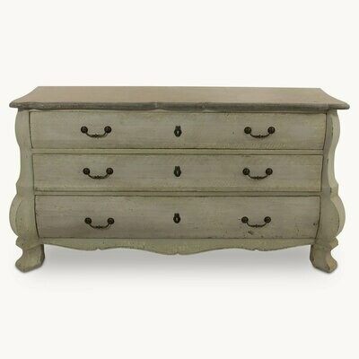 Three Draw Commode With Stone Top