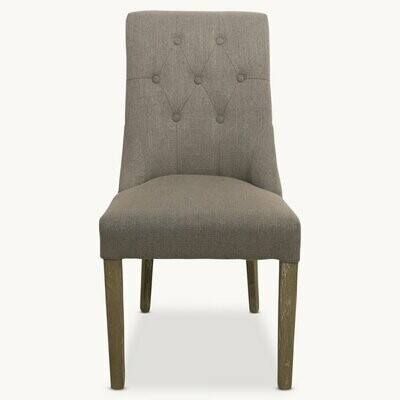 Padded Grey Dining Chair