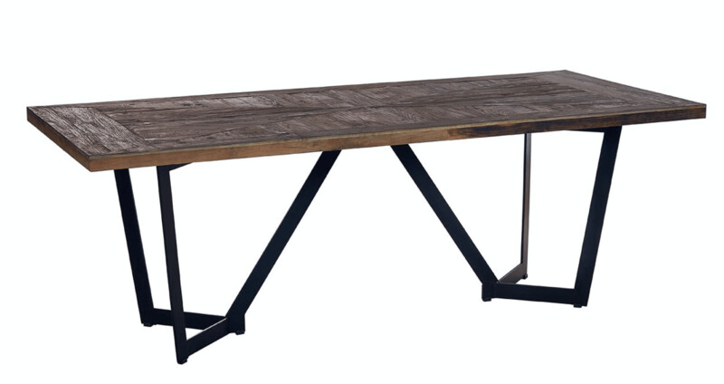 Elm Wood Dining Table 220x100x78