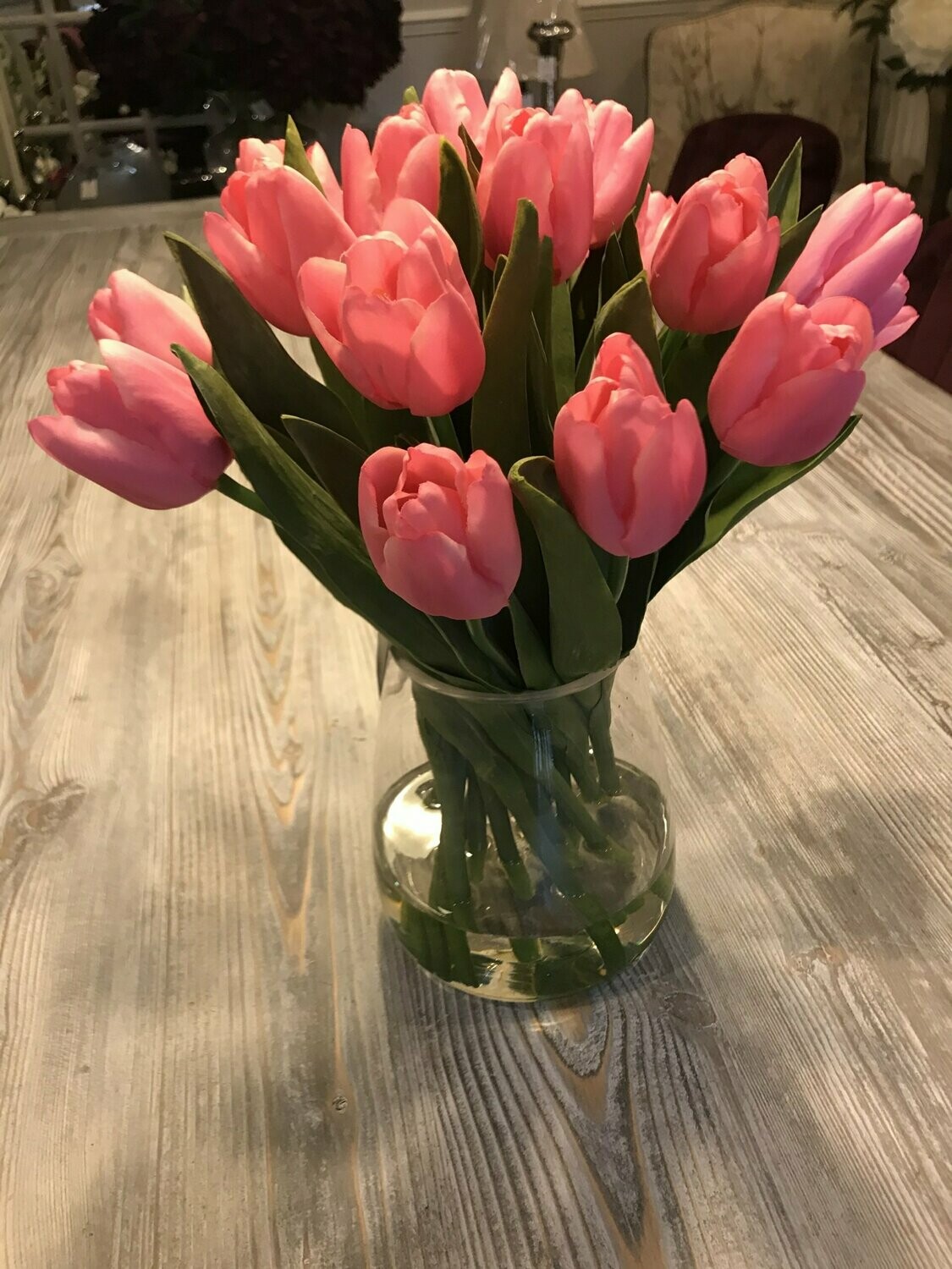 Massed Tulips Pink