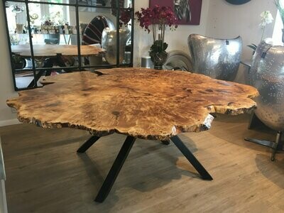 Tree Trunk Circumference Slice Table