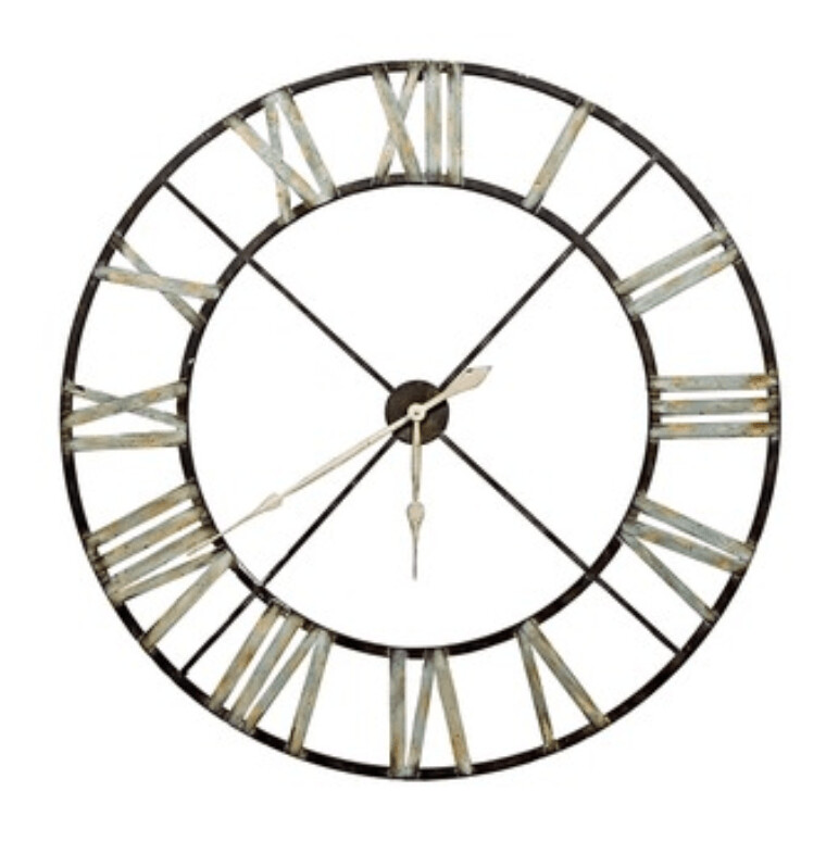 Large Iron Skeleton Clock